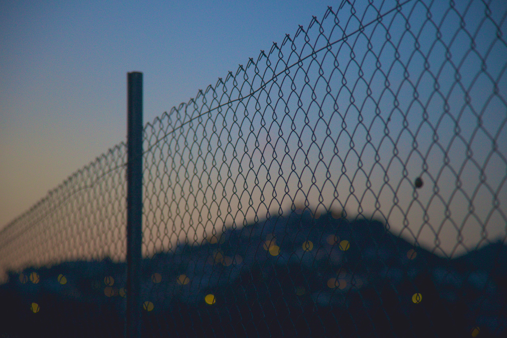 On the wrong side of the fence